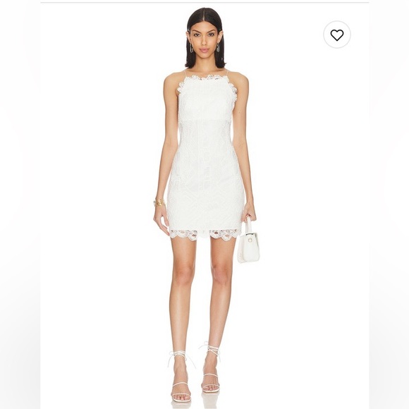 House of Harlow 1960 Scarlett Mini Dress in Ivory- size XS - Picture 2 of 7